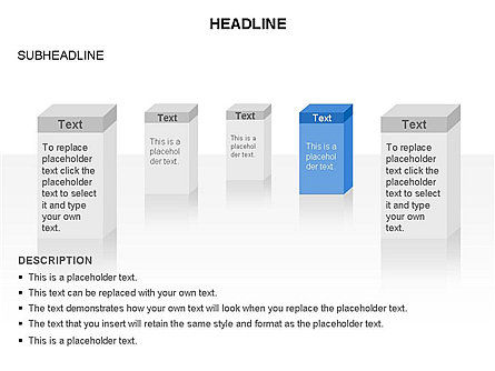 Parallelogram Text Boxes Toolbox, Slide 3, 03288, Text Boxes — PoweredTemplate.com