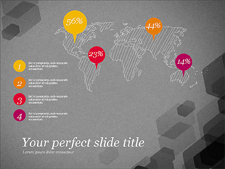 Modèle conceptuel créatif de présentation de l'entreprise, Diapositive 16, 03294, Modèles de présentations — PoweredTemplate.com