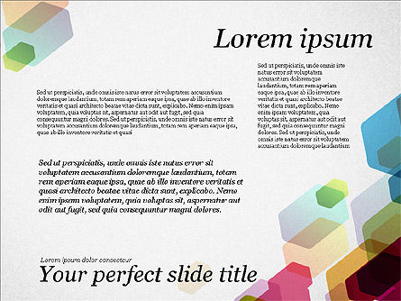 Creatieve zakelijke presentatie concept van sjabloon, Dia 3, 03294, Presentatie Templates — PoweredTemplate.com