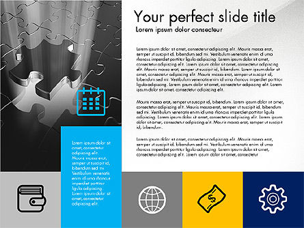 Company Profile Presentation in Flat Design Style, PowerPoint Template, 03296, Presentation Templates — PoweredTemplate.com