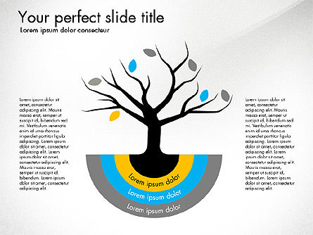 Présentation du profil de l'entreprise en style design plat, Diapositive 8, 03296, Modèles de présentations — PoweredTemplate.com