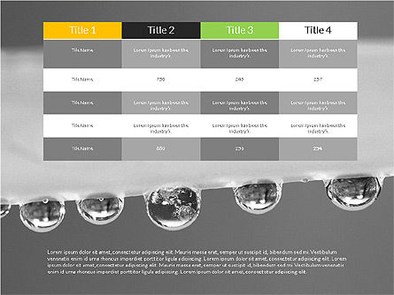 데이터 기반 생태 프리젠 테이션 템플릿, 슬라이드 14, 03301, 프레젠테이션 템플릿 — PoweredTemplate.com