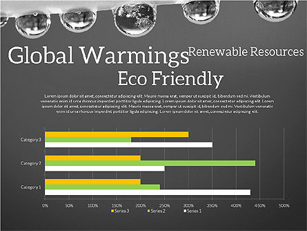 Modèle de présentation écologique piloté par données, Diapositive 15, 03301, Modèles de présentations — PoweredTemplate.com