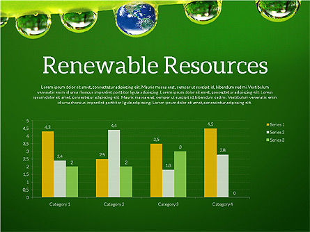 데이터 기반 생태 프리젠 테이션 템플릿, 슬라이드 5, 03301, 프레젠테이션 템플릿 — PoweredTemplate.com