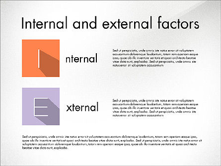 Matrice Swot, Diapositive 5, 03302, Modèles commerciaux — PoweredTemplate.com