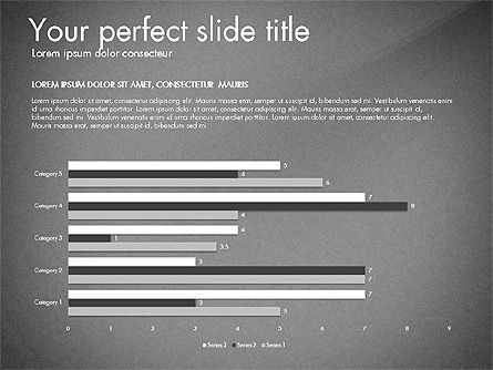 Plantilla de presentación delgada y gris, Diapositiva 10, 03306, Plantillas de presentación — PoweredTemplate.com