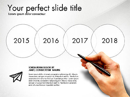 Modèle de présentation mince et gris, Diapositive 6, 03306, Modèles de présentations — PoweredTemplate.com