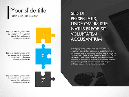 Concept de présentation bleu et orange, Diapositive 7, 03307, Modèles de présentations — PoweredTemplate.com