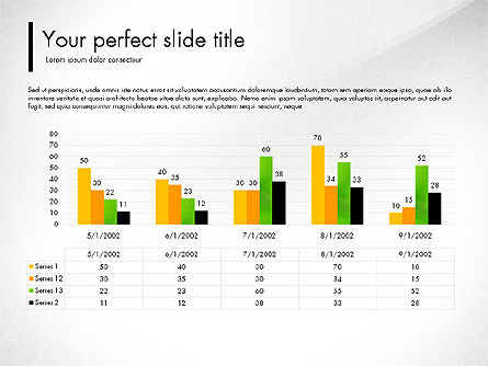 Concepto de Presentación Verde con Control de Datos, Diapositiva 4, 03312, Plantillas de presentación — PoweredTemplate.com