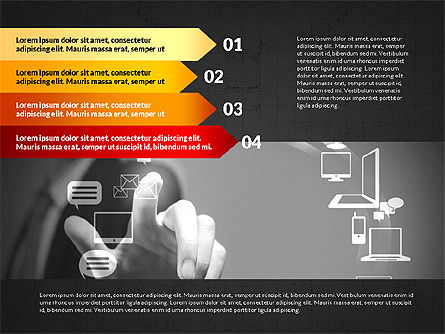 Modèle de présentation brève du projet, Diapositive 14, 03313, Modèles de présentations — PoweredTemplate.com