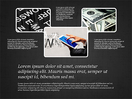 Concept de scène avec photos, Diapositive 10, 03314, Schémas d'étapes — PoweredTemplate.com