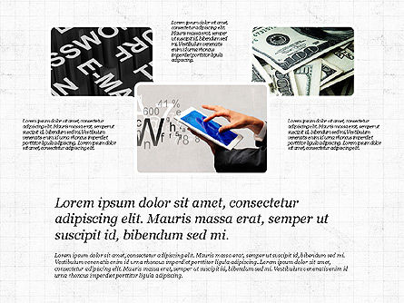 Concetto di stage con le foto, Slide 2, 03314, Diagrammi Palco — PoweredTemplate.com