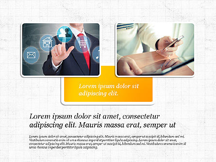 Concept de scène avec photos, Diapositive 7, 03314, Schémas d'étapes — PoweredTemplate.com
