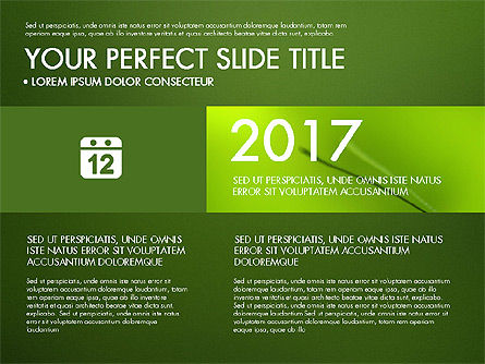Grüne Infografiken, Folie 13, 03315, Infografiken — PoweredTemplate.com