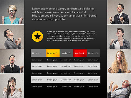 Dati società guidata modello di profilo di presentazione, Slide 14, 03316, Diagrammi e Grafici con Dati — PoweredTemplate.com