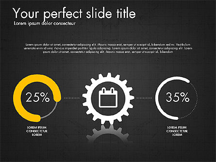 Cogwheel Gears Presentación Concepto, Diapositiva 14, 03317, Plantillas de presentación — PoweredTemplate.com