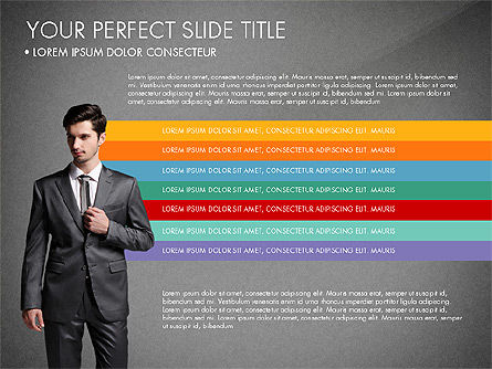 Schema di stage con persone d'affari, Slide 10, 03319, Diagrammi Palco — PoweredTemplate.com