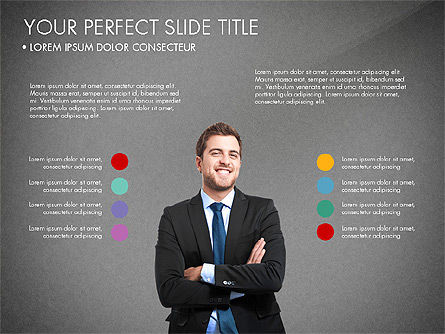 Schéma de scène avec les gens d'affaires, Diapositive 13, 03319, Schémas d'étapes — PoweredTemplate.com