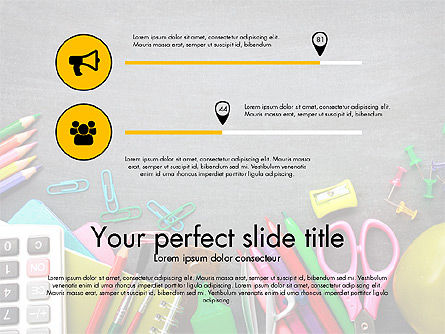 Office Supply Presentation Concept, Slide 15, 03320, Presentation Templates — PoweredTemplate.com