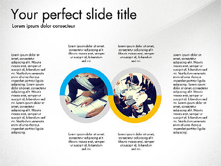 Concepto de presentación del proceso de cuatro pasos, Diapositiva 5, 03322, Diagramas de proceso — PoweredTemplate.com