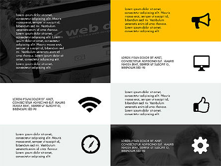 Grid Layout Design Presentation Concept, Slide 2, 03325, Presentation Templates — PoweredTemplate.com