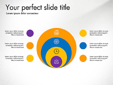 Creatieve presentatie in platte ontwerpstijl, Dia 5, 03328, Stage diagrams — PoweredTemplate.com