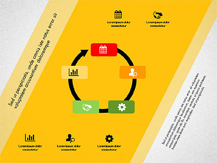 Tahap Dan Proses Grafik Warna-warni, Slide 4, 03331, Diagram Panggung — PoweredTemplate.com