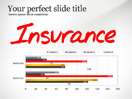 Insurance Process Diagram, Slide 8, 03332, Business Models — PoweredTemplate.com