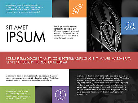Concept de présentation conçu pour la grille, Diapositive 2, 03335, Modèles de présentations — PoweredTemplate.com