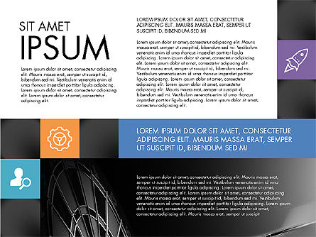 Concept de présentation conçu pour la grille, Diapositive 3, 03335, Modèles de présentations — PoweredTemplate.com