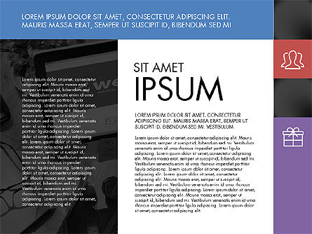 Concept de présentation conçu pour la grille, Diapositive 5, 03335, Modèles de présentations — PoweredTemplate.com