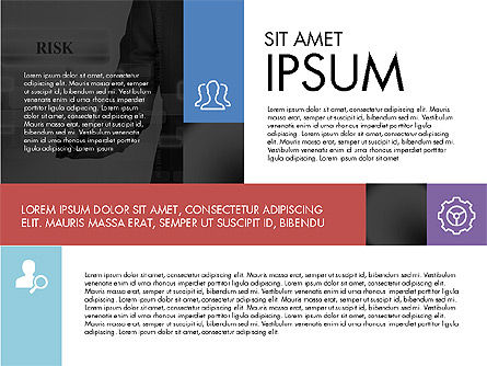 Concept de présentation conçu pour la grille, Diapositive 7, 03335, Modèles de présentations — PoweredTemplate.com
