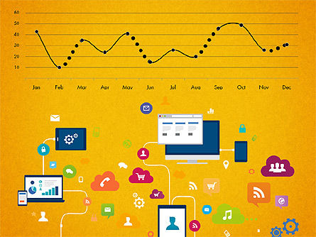 Data Driven Report with Timeline, Slide 3, 03342, Presentation Templates — PoweredTemplate.com