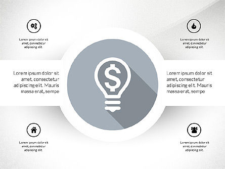 Material Design Style Icons, Slide 9, 03343, Icons — PoweredTemplate.com