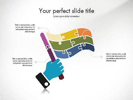 Bentuk Dari Potongan Puzzle, Slide 7, 03344, Diagram Puzzle — PoweredTemplate.com