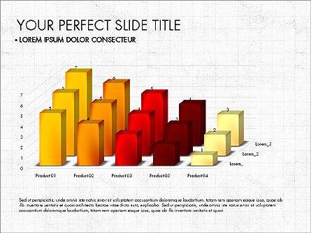 Koleksi Chart Data Driven, Templat PowerPoint, 03345, Bagan Grafis — PoweredTemplate.com