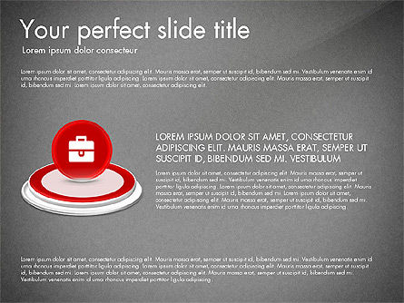 프로세스 및 아이콘, 슬라이드 9, 03347, 프로세스 도표 — PoweredTemplate.com