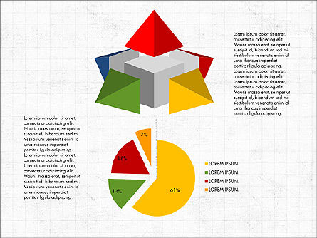 다채로운 3 차원 모양으로 프리젠 테이션, 슬라이드 4, 03348, 프레젠테이션 템플릿 — PoweredTemplate.com
