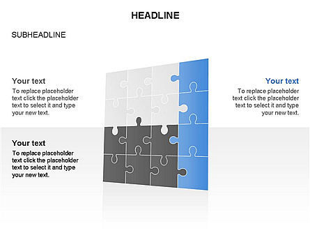 Kotak Peralatan Teka-teki Hilang, Slide 32, 03355, Diagram Puzzle — PoweredTemplate.com