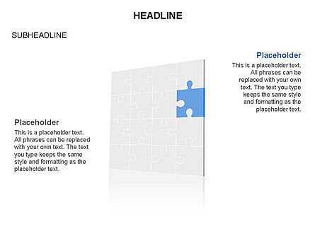 Kotak Peralatan Teka-teki Hilang, Slide 9, 03355, Diagram Puzzle — PoweredTemplate.com
