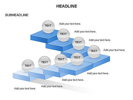 Steps Toolbox, Slide 23, 03359, Stage Diagrams — PoweredTemplate.com
