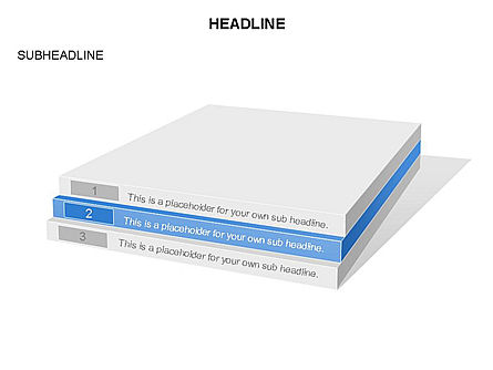 Gestapelde platforms toolbox, PowerPoint-sjabloon, 03363, Stage diagrams — PoweredTemplate.com