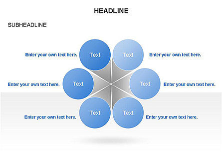 花弁スタイルのステージツールボックス, スライド 17, 03377, 段階図 — PoweredTemplate.com