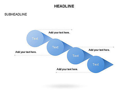 Petal Style Stages Toolbox, Slide 29, 03377, Stage Diagrams — PoweredTemplate.com