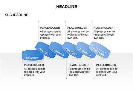 Sliced Agenda Toolbox, Slide 16, 03379, Stage Diagrams — PoweredTemplate.com