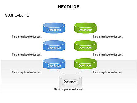 Sliced Agenda Toolbox, Slide 18, 03379, Stage Diagrams — PoweredTemplate.com