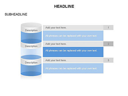 Sliced Agenda Toolbox, Slide 24, 03379, Stage Diagrams — PoweredTemplate.com