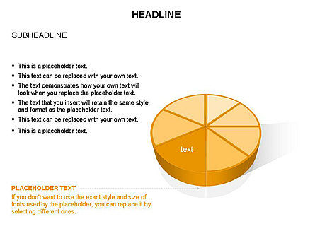 Pie Diagram Toolbox, Slide 24, 03380, Pie Charts — PoweredTemplate.com