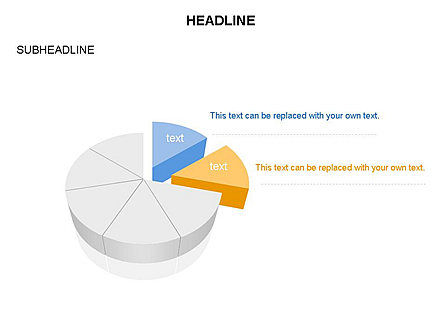 Pie Diagram Toolbox, Slide 9, 03380, Pie Charts — PoweredTemplate.com