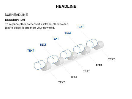 Kotak Alat Grafik Silinder, Slide 21, 03398, Diagram Panggung — PoweredTemplate.com
